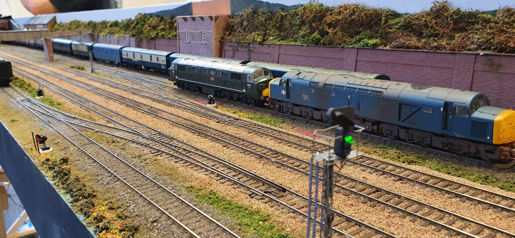Main Line action in DCC